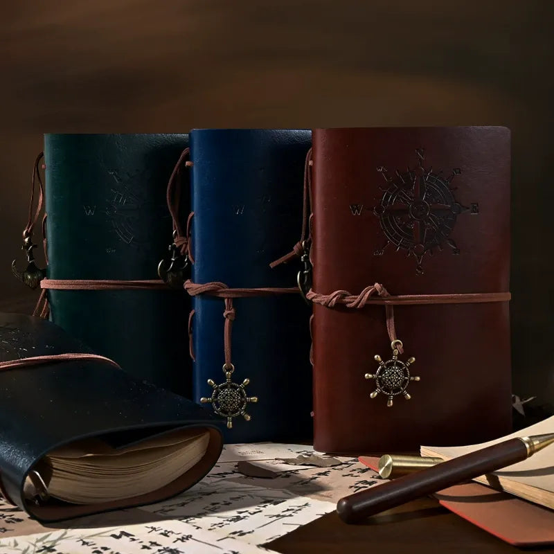 Leather-Covered Planner